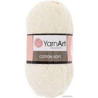 Пряжа для вязания Yarnart Cotton Soft 03 100 г 600 м (молочный)