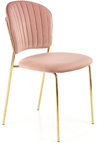 Стул Halmar K499 (розовый/золотистый)