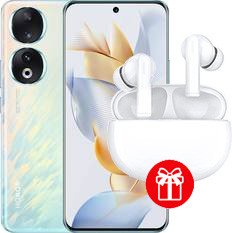 

Смартфон HONOR 90 8GB/256GB международная версия (арктический лед) и HONOR Choice Earbuds X5 (белый) по акции