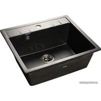 Кухонная мойка GranFest GF-Q-561 (черный)