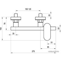 Смеситель Ravak Chrome-CR 032.00/150 [X070043]