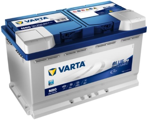 

Автомобильный аккумулятор Varta Blue Dynamic EFB R+ 580500080 (80 А·ч)