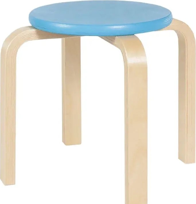 

Табурет ТДК Ромашка (Водный лак/Голубой)