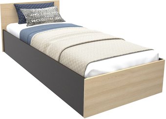 Кровать МДК КР9 80x200/700x952x2032 (венге/дуб млечный)