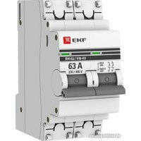 Выключатель нагрузки EKF PROxima ВН-63 2P 63А SL63-2-63-pro