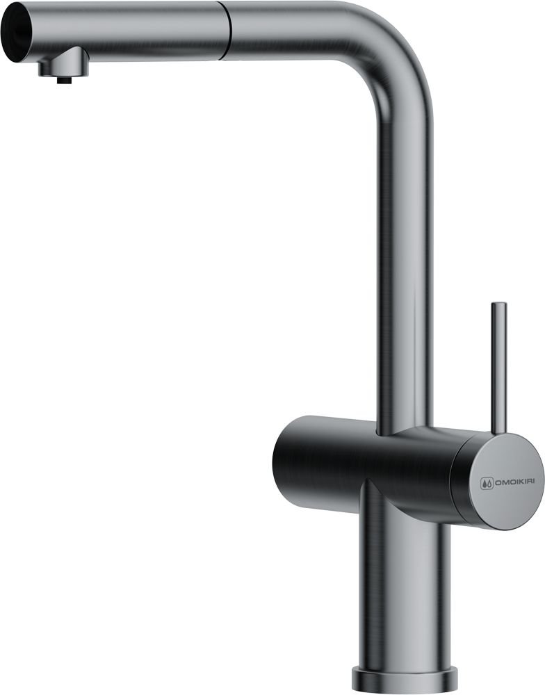 

Смеситель Omoikiri Karatsu-S-BN (нержавеющая сталь)