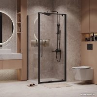 Душевой уголок Niagara 80x90x195 NG-85-8AB-A90B-34 (черный матовый/прозрачное стекло) в Пинске