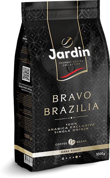 

Кофе Jardin Bravo Brazilia зерновой 1 кг