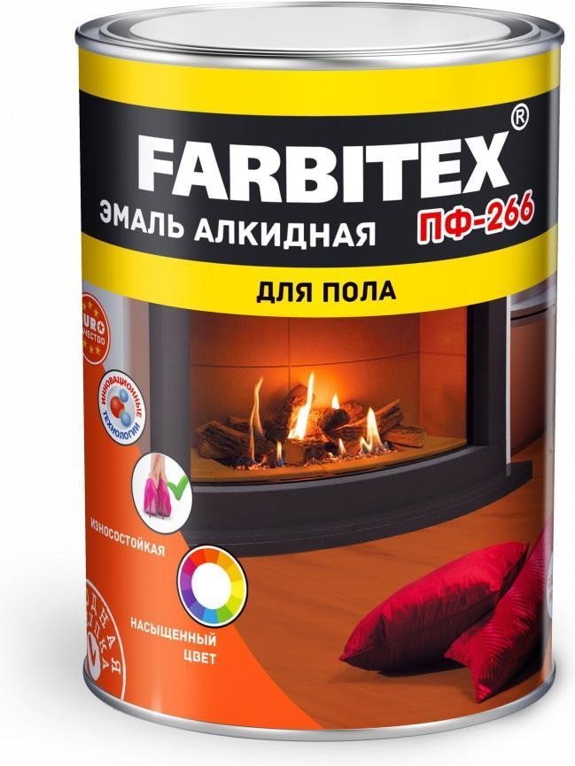 

Эмаль Farbitex ПФ-266 2.7 кг (желто-коричневый)