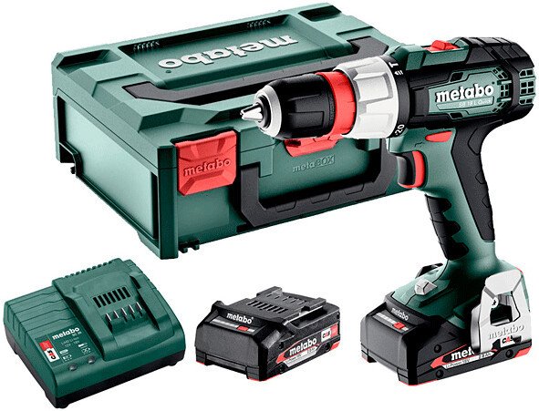 Ударная дрель-шуруповерт Metabo SB 18 L Quick 614054500 (с 2-мя АКБ, кейс)