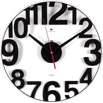 Настенные часы Рубин Большие цифры 4041-002
