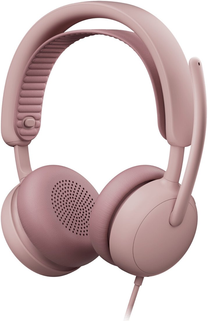 Наушники Logitech Zone Wired 2 For Business (MS, розовый)