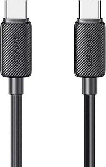 Кабель Usams US-SJ696 USB Type-C - USB Type-C (2 м, черный)