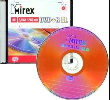 

DVD+R диск Mirex 8.5Gb 8x UL130062A8S (1 шт.)