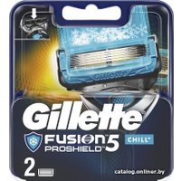 Сменные кассеты для бритья Gillette Fusion5 Proshield Chill (2 шт) 7702018412334