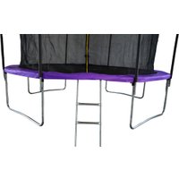 Батут GoUP Elite 12FT (с сеткой и лестницей, фиолетовый)