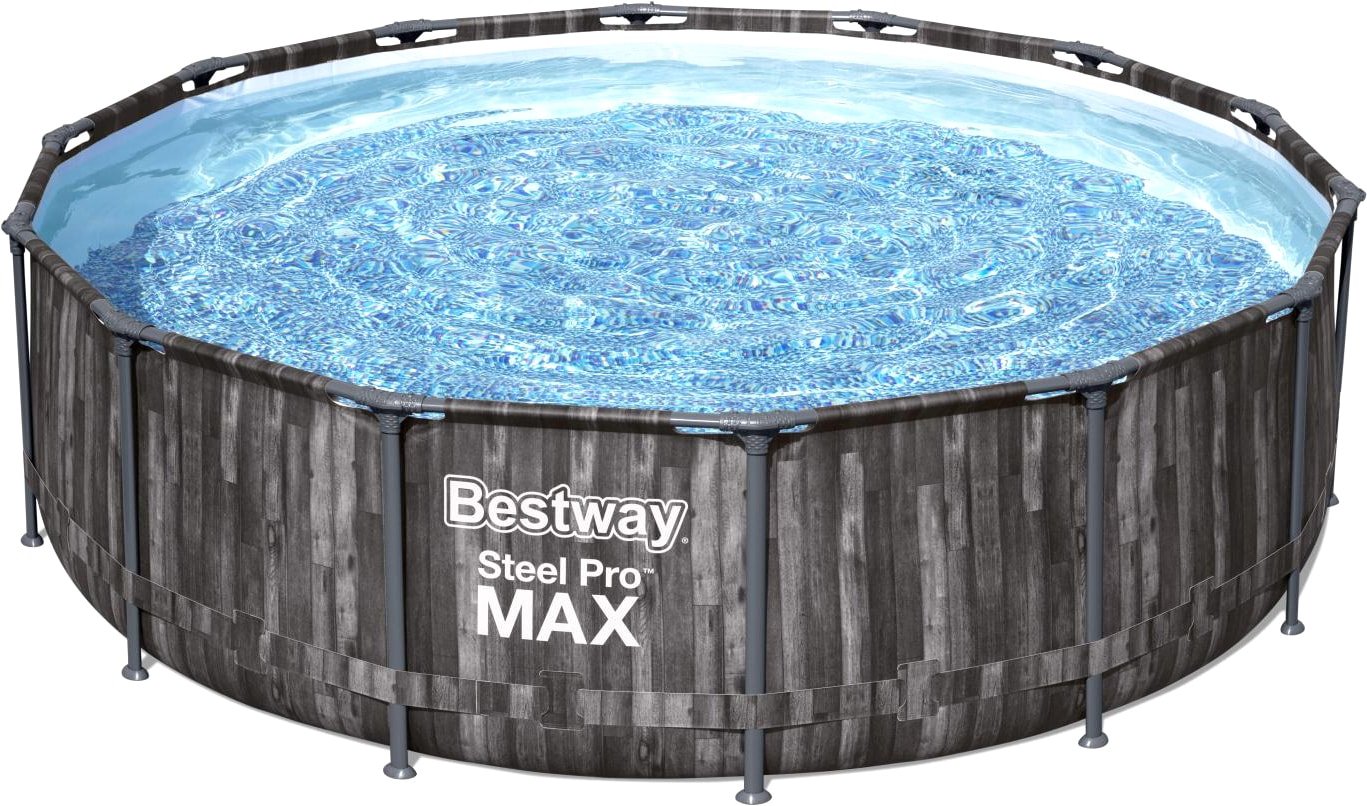 

Каркасный бассейн Bestway Steel Pro Max (427x107)