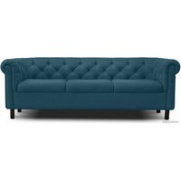 Диван Brioli Винчестер трехместный (J17/темно-синий)