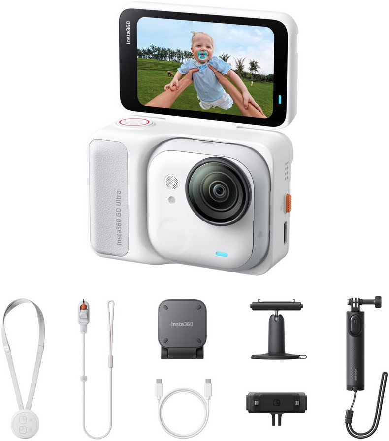 Модульная экшен-камера Insta360 GO Ultra (Creator Bundle, белый)