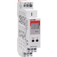 Реле времени GEYA Реле времени GRT8-X2-W240, 2CO, 16A(250VAC), 12_240VAC/DC, 100ms_99d, многофункциональное - 20 функций, LED дисплей, 1M в Пинске