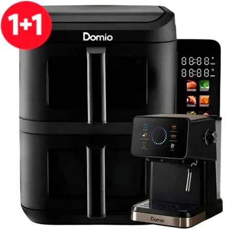 

Аэрогриль (аэрофритюрница) Domio AF-8512A + кофеварка Domio CM3171 (акция)