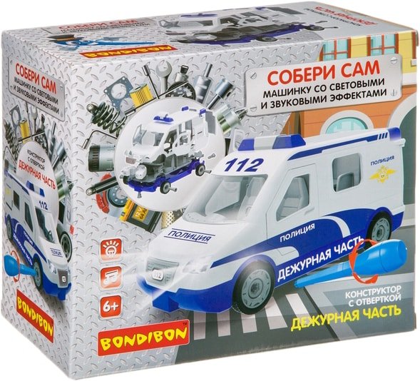 

Конструктор Bondibon Собирай и Играй Дежурная часть ВВ4154