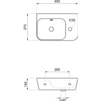Умывальник Lavinia Boho Bathroom Sink Slim 33311061