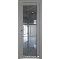 Межкомнатная дверь ProfilDoors 2.19U L 70x200 (грей, стекло прозрачное)