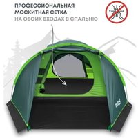 Треккинговая палатка RSP Outdoors River 4 (зеленый)