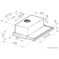 Кухонная вытяжка Candy CBT 6240 N