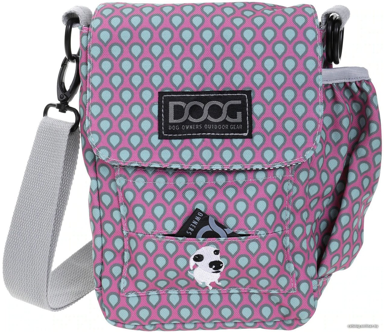 сумка для дрессуры Doog SB06 (розовый с каплями)