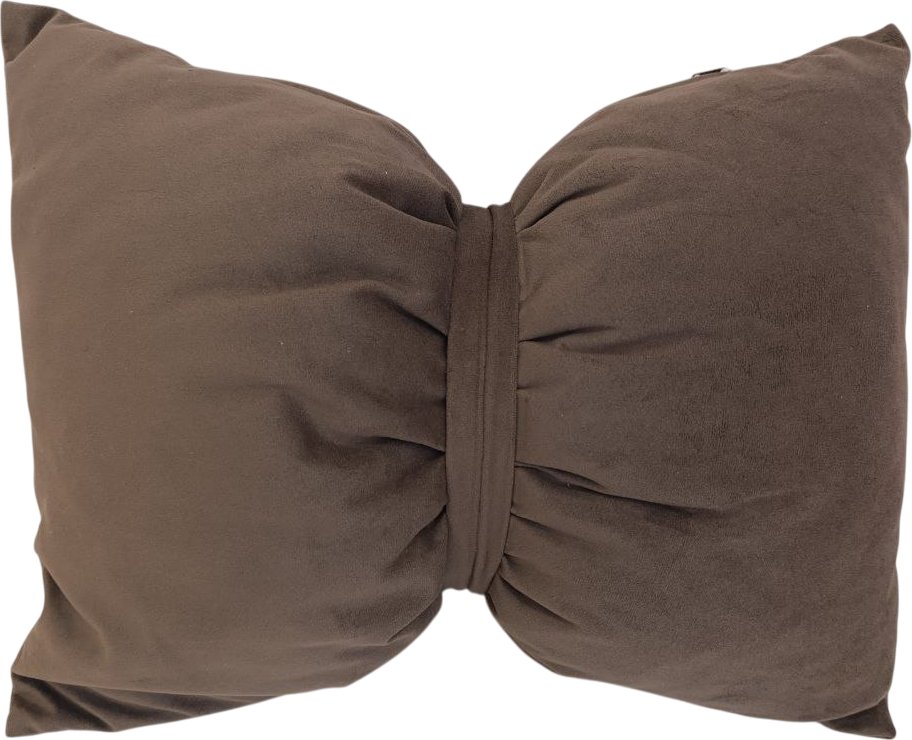 

Декоративная подушка Sled Бант 45x35x17 (коричневый)