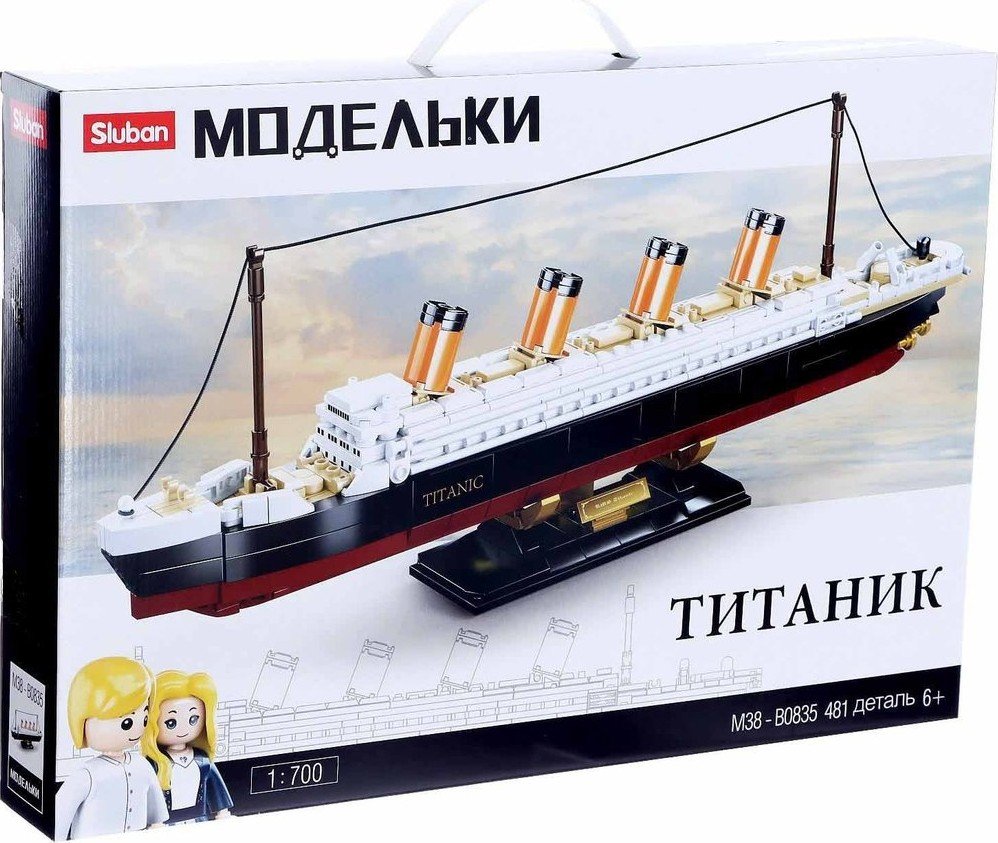 

Конструктор Sluban Титаник M38-B0835 (481эл)