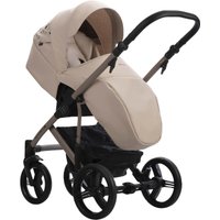 Универсальная коляска BEBETTO Magnum Light SE (2 в 1, 08 светло-бежевый/бежевая рама)