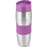 Термокружка 21vek SVM-2012 360мл (серебристый/фиолетовый)