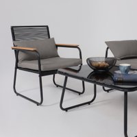 Набор садовой мебели AksHome Gardenia (черный)