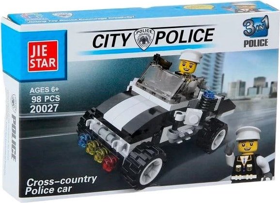 

Конструктор JIE-STAR City Police 20027 Cross-Country Police Car
