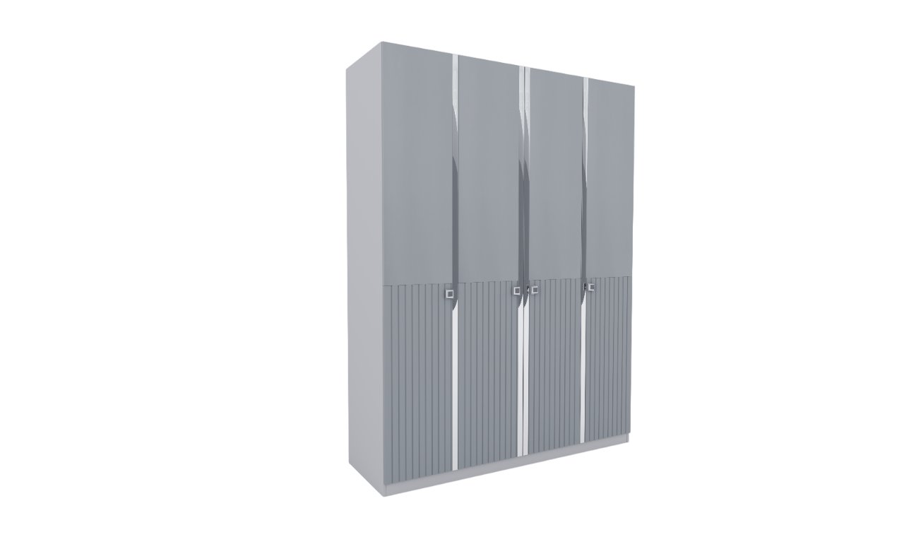 

Шкаф распашной ФорестДекоГрупп Трея 4 (с серебром)