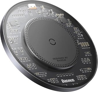 Беспроводное зарядное Baseus Simple 2 Wireless Charger 15W CCJJ050001 (черный)