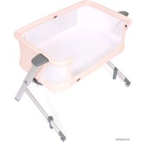 Приставная детская кроватка Nuovita Accanto Dalia (розовый/серебристый)