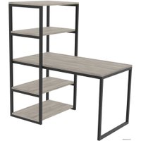 Стол TMB Loft Кортес Сосна 1200x600 40 мм (графит)