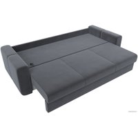 Диван Лига диванов Лига-031 121258 (велюр серый)