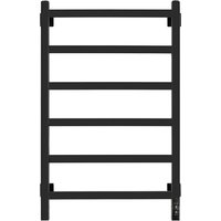 Полотенцесушитель Granula Квадро 50x80 (терморегулятор, черный матовый)