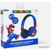 Наушники OTL Technologies Super Mario Blue Kids Wireless SM1001
