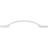  AKS скоба мет. MILK 128 серебро белый,