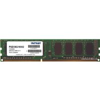 Оперативная память Patriot Signature 8GB DDR3 PC3-12800 (PSD38G16002)