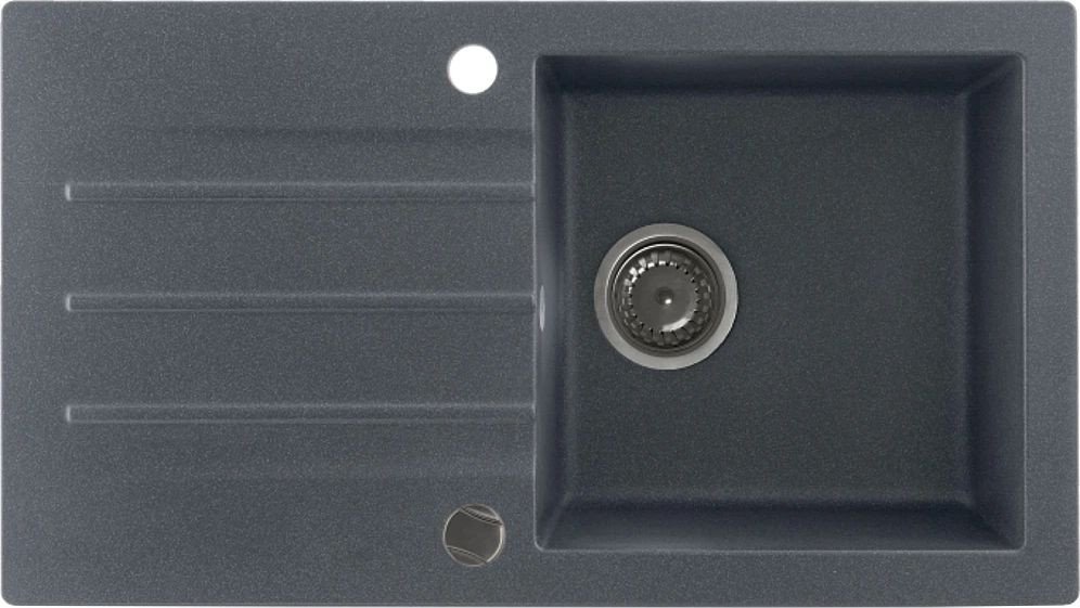 Кухонная мойка Kernau KGS A 50 1B1D Graphite