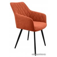 Стул Гальваник Диаманте Лофт (эмаль черный муар/Catania Flame)