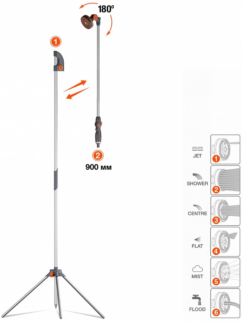

Душ на штанге Daewoo Power DGS 3000