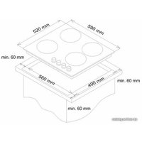 Варочная панель Simfer H60Q40W416